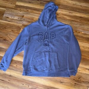 GAP Men's Hoodie in Classic Blue Size M